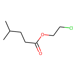 Pentanoic acid, 4-methyl, 2-chloroethyl ester