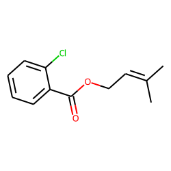 2-Chlorobenzoic acid, 3-methylbut-2-enyl ester