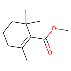 1-Cyclohexene-1-carboxylic acid, 2,6,6-trimethyl-, methyl ester
