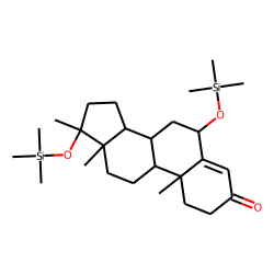 6«beta»-Hydroxy-17«alpha»-Methyltestosterone, bis-TMS