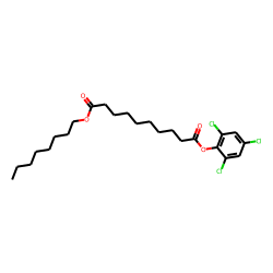Sebacic acid, octyl 2,4,6-trichlorophenyl ester