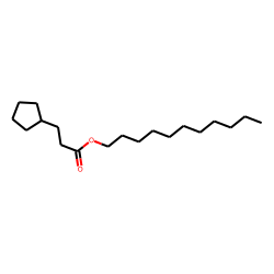 3-Cyclopentylpropionic acid, undecyl ester