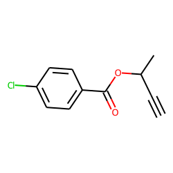 4-Chlorobenzoic acid, but-3-yn-2-yl ester