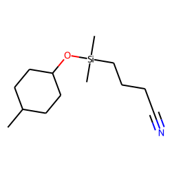trans-4-Methylcyclohexanol, (3-cyanopropyl)dimethylsilyl ether