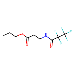 «beta»-Alanine, n-pentafluoropropionyl-, propyl ester