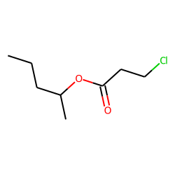 3-Chloropropanoic acid, 2-pentyl ester