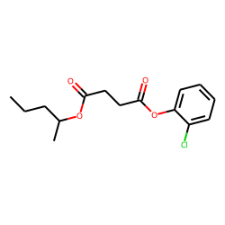 Succinic acid, 2-chlorophenyl 2-pentyl ester