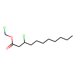 3-Chloroundecanoic acid, chloromethyl ester