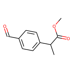 2-(4-Formylphenyl)propanoic acid, methyl
