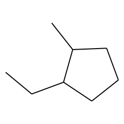 Cyclopentane, 1-ethyl-2-methyl-, cis-