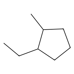 trans-1,2-ethylmethylcyclopentane