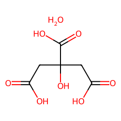 1,2,3-Propanetricarboxylic acid, 2-hydroxy-, hydrate (1:1)