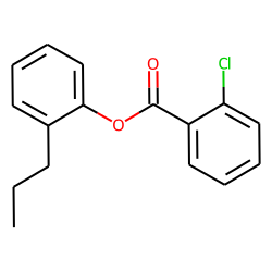 2-Chlorobenzoic acid, 2-propylphenyl ester