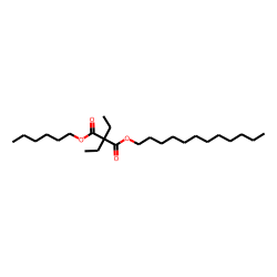 Diethylmalonic acid, dodecyl hexyl ester