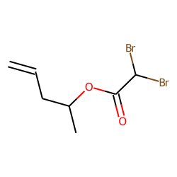 4-Penten-2-ol, dibromoacetate