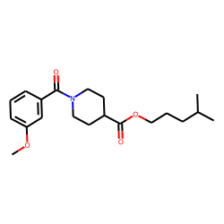 Isonipecotic acid, N-(3-methoxybenzoyl)-, isohexyl ester