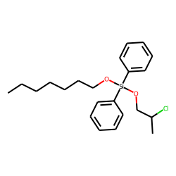 Silane, diphenyl(2-chloropropoxy)heptyloxy-
