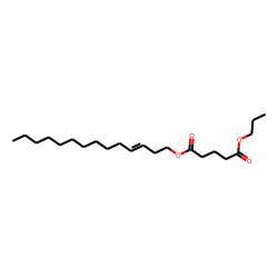Glutaric acid, propyl tetradec-3-enyl ester