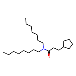 Propanamide, N-heptyl-N-octyl-3-cyclopentyl-
