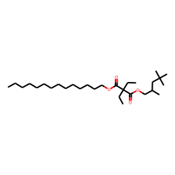 Diethylmalonic acid, tetradecyl 2,4,4-trimethylpentyl ester