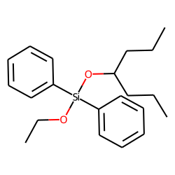 Silane, diphenylethoxy(4-heptyloxy)-