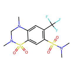 Hydroflumethiazide tetra-methyl derivative