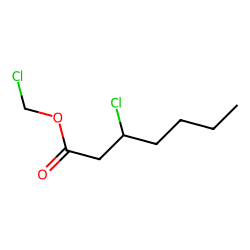 CHLOROMETHYL 3-CHLOROHEPTANOATE