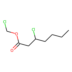 Chloromethyl 3-chloroheptanoate