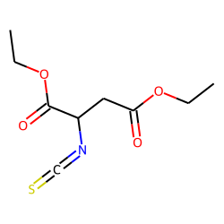 2-Isothiocyanato-succinic acid diethyl ester