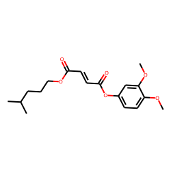 Fumaric acid, 3,4-dimethoxyphenyl isohexyl ester