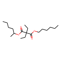 Diethylmalonic acid, hexyl 2-hexyl ester
