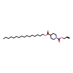 Isonipecotic acid, N-allyloxycarbonyl-, hexadecyl ester