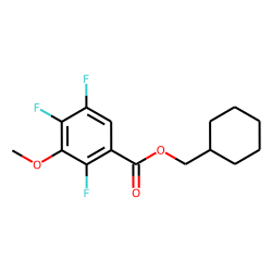 2,4,5-Trifluoro-3-methoxybenzoic acid, cyclohexylmethyl ester