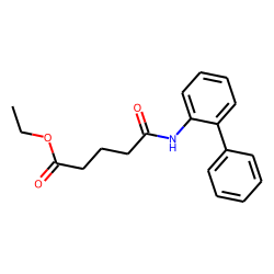 Glutaric acid, monoamide, N-(2-biphenyl)-, ethyl ester