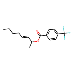 4-(Trifluoromethyl)benzoic acid, oct-3-en-2-yl ester