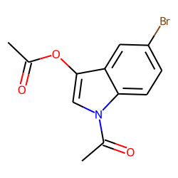 1H-Indol-3-ol, 1-acetyl-5-bromo-, acetate