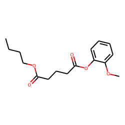 Glutaric acid, butyl 2-methoxyphenyl ester