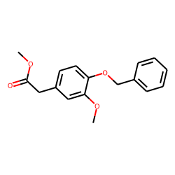 3-Methoxy-4-benzyloxyphenylacetic acid, methyl ester