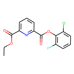 2,6-Pyridinedicarboxylic acid, 2-chloro-6-fluorophenyl ethyl ester