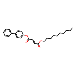 Fumaric acid, decyl 4-phenylphenyl ester