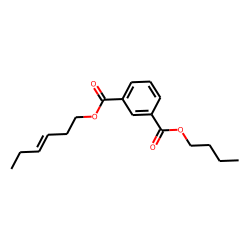 Isophthalic acid, butyl trans-hex-3-enyl ester