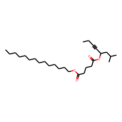 Glutaric acid, 2-methyloct-5-yn-4-yl tetradecyl ester