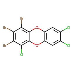 Dibenzodioxin, 1,2,3-tribromo-, 4,7,8-trichloro-