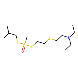 S-Isobutyl, S-2-(2-diethylaminoethylthio)ethyl methyldithiophosphonate