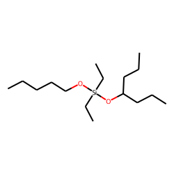 Silane, diethyl(4-heptyloxy)pentyloxy-