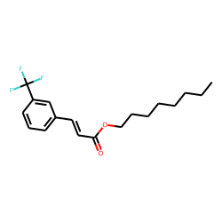trans-3-(Trifluoromethyl)cinnamic acid, octyl ester