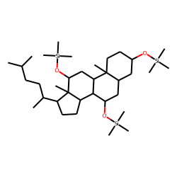 5«beta»-Cholestane-3«alpha»,7«alpha»,12«alpha»-triol, TMS