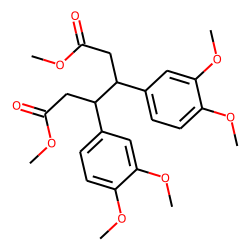 Adipic acid, 3,4-bis(3',4'-dimethoxyphenyl)-, dimethyl ester