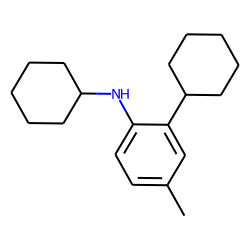 Aniline, n,2-dicyclohexyl-4-methyl-