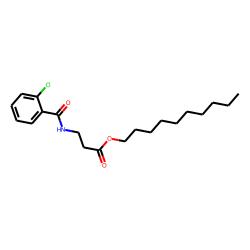 «beta»-Alanine, N-(2-chlorobenzoyl)-, decyl ester